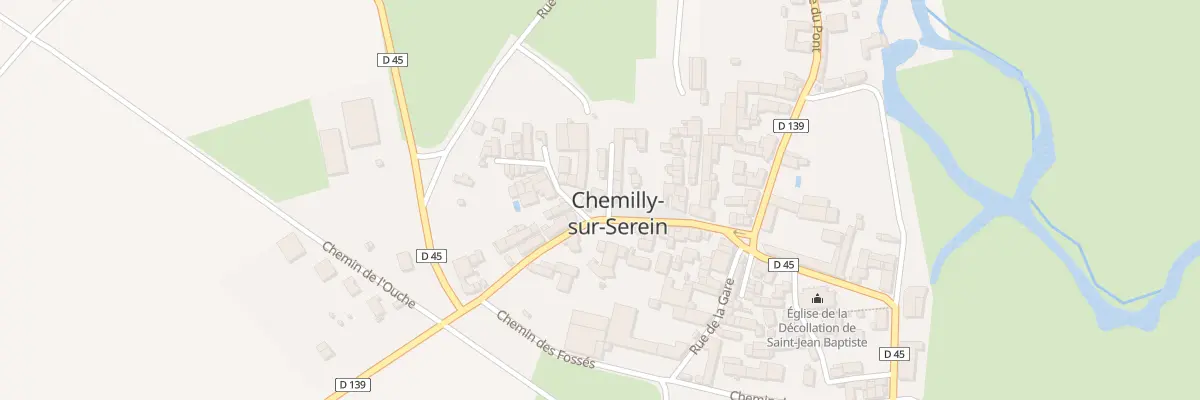 Plan du 21 Gr Grande Rue à Chemilly-sur-Serein