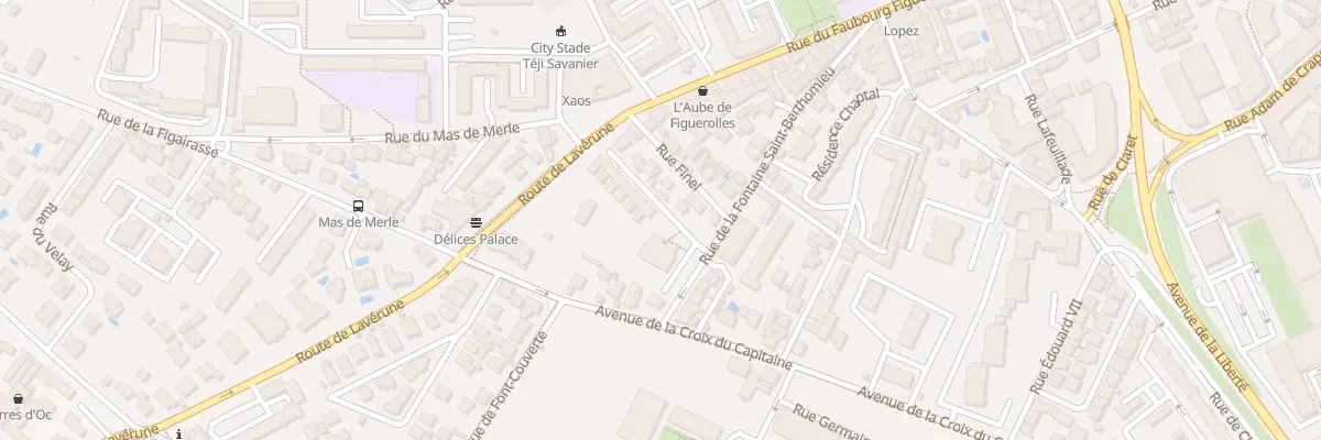 Plan du 30 Rue Fontaine Saint Berthomieu à Montpellier