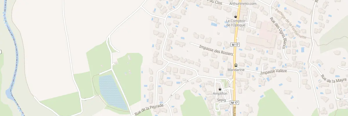Plan du 415 Rue du Clos à Prades-le-Lez
