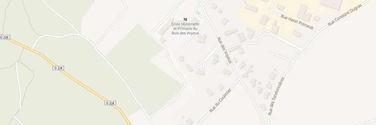 Plan du 3 Rue des Voyeux à Rosnay