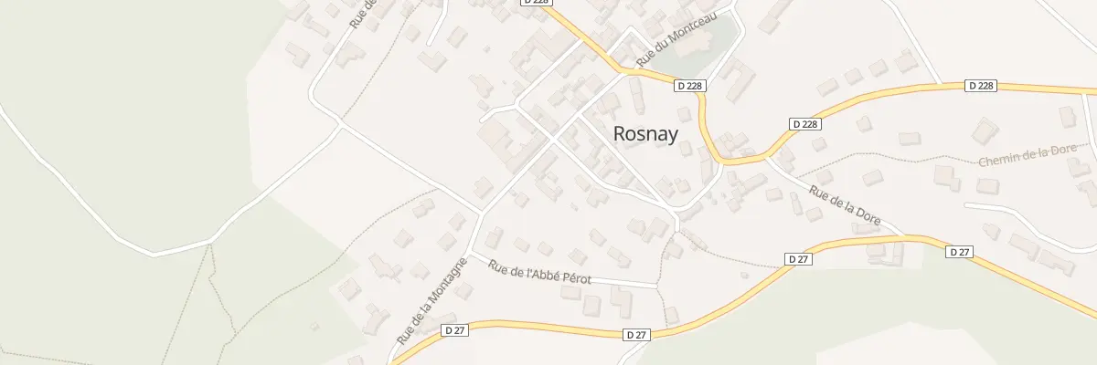 Plan du 13 Rue de la Montagne à Rosnay