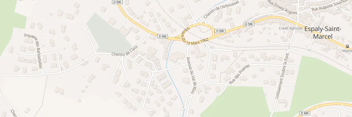 Plan du 6 Av du Val du Riou à Espaly-Saint-Marcel