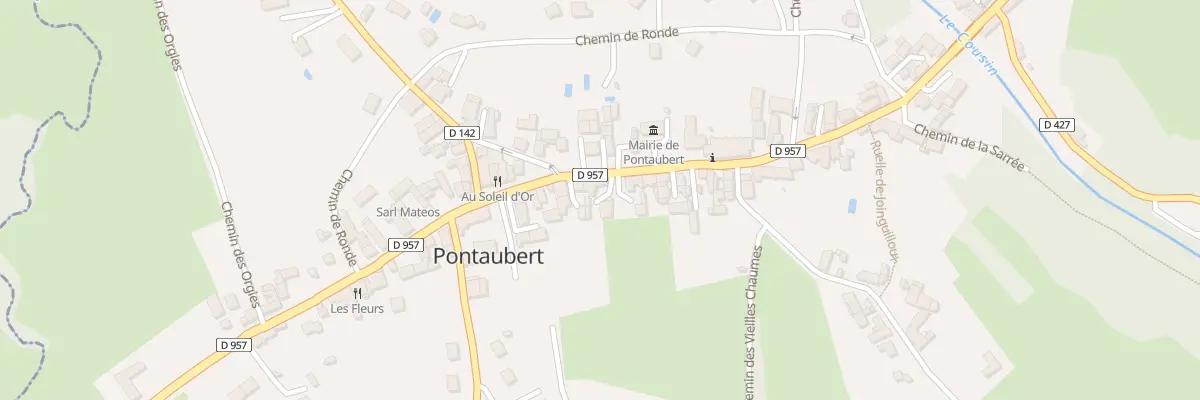 Plan du 43 Rte de Vézelay à Pontaubert