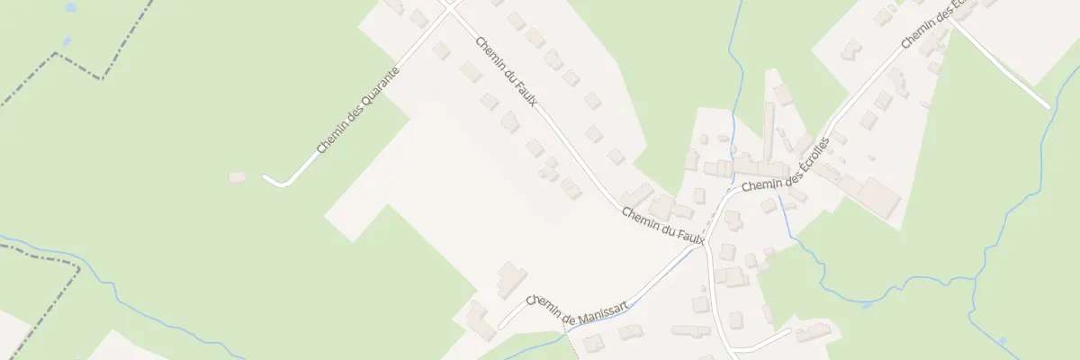 Plan du 3 Che du Faulx à Vieux-Mesnil