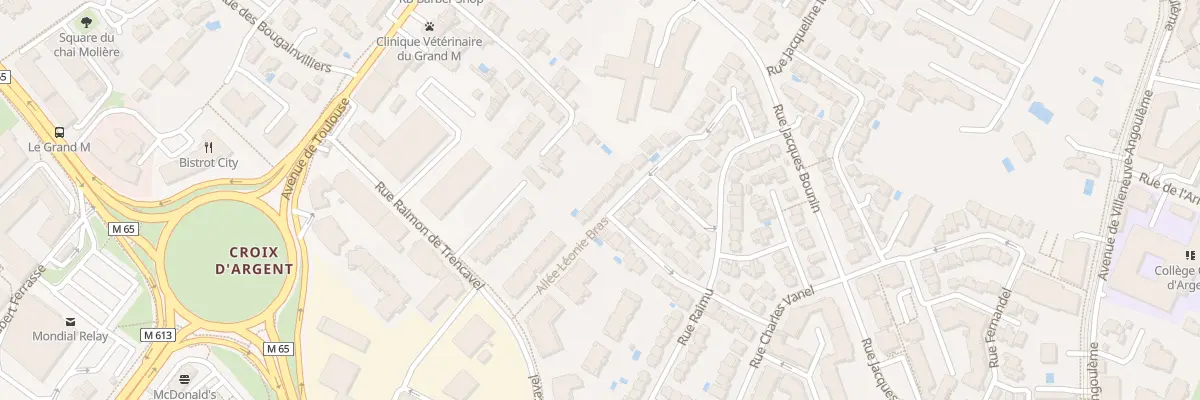 Plan du 190 Rue Lino Ventura à Montpellier