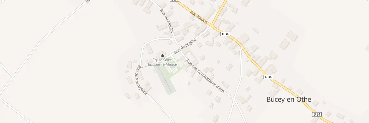 Plan du 4 Rue des Combattants d’Afn à Bucey-en-Othe