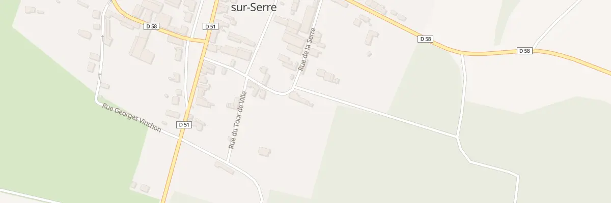 Plan du 6 Rue de la Serre à Bosmont-sur-Serre
