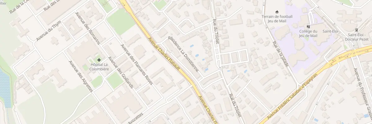 Plan du 335 Rue du Triolet à Montpellier