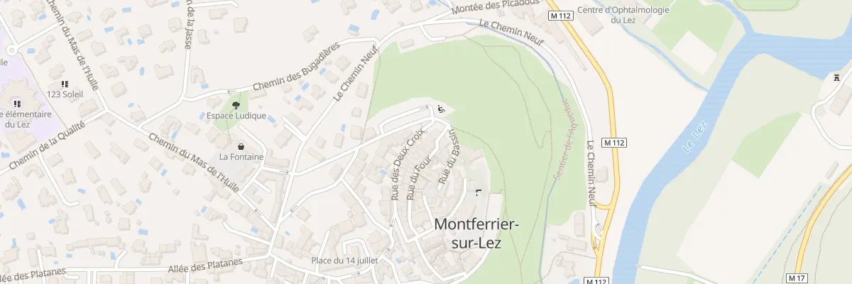 Plan du 5190 Le Village à Montferrier-sur-Lez