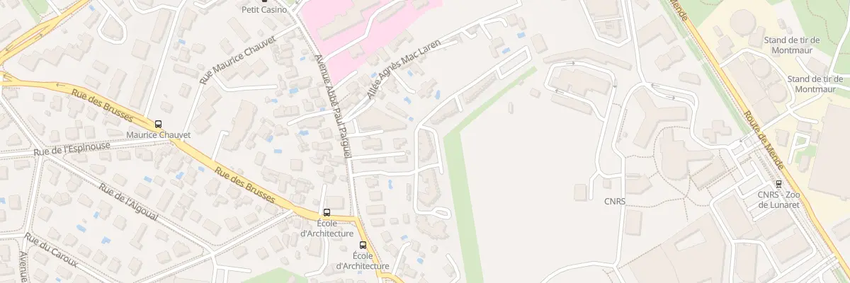 Plan du 700 Av Abbé Paul Parguel à Montpellier