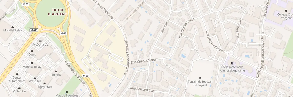 Plan du 300 Rue Raimu à Montpellier