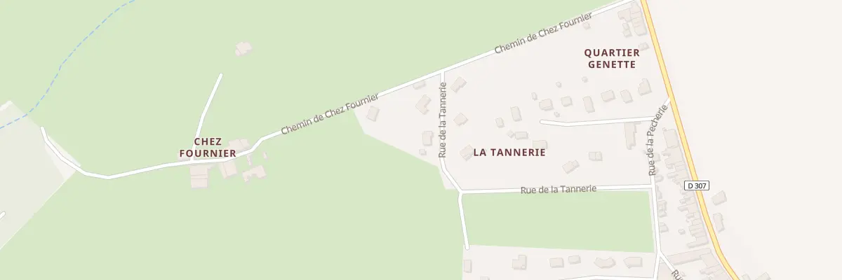 Plan du 297 Rue de la Tannerie à La Pacaudière