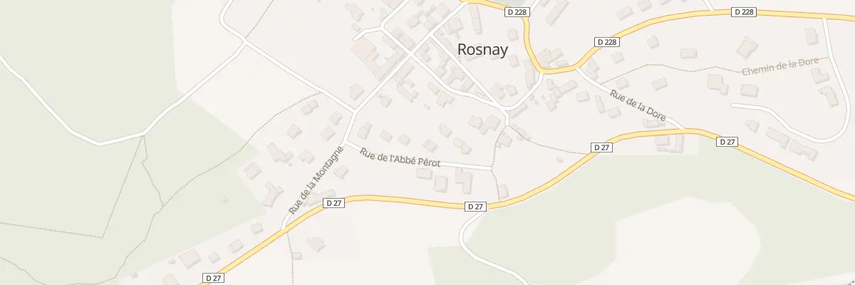 Plan du 5 Rue Abbe Perot à Rosnay
