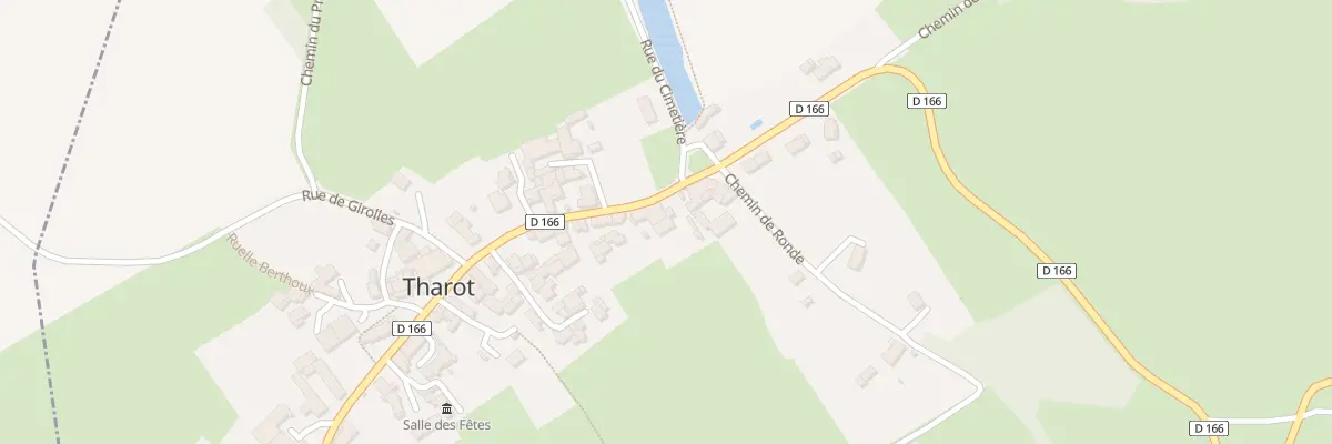 Plan du 25 Gr Grande Rue à Tharot