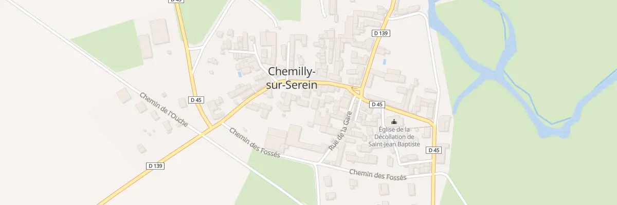Plan du 32 Gr Grande Rue à Chemilly-sur-Serein
