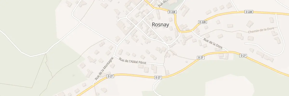 Plan du 6 Rue de la Plante aux Pierres à Rosnay
