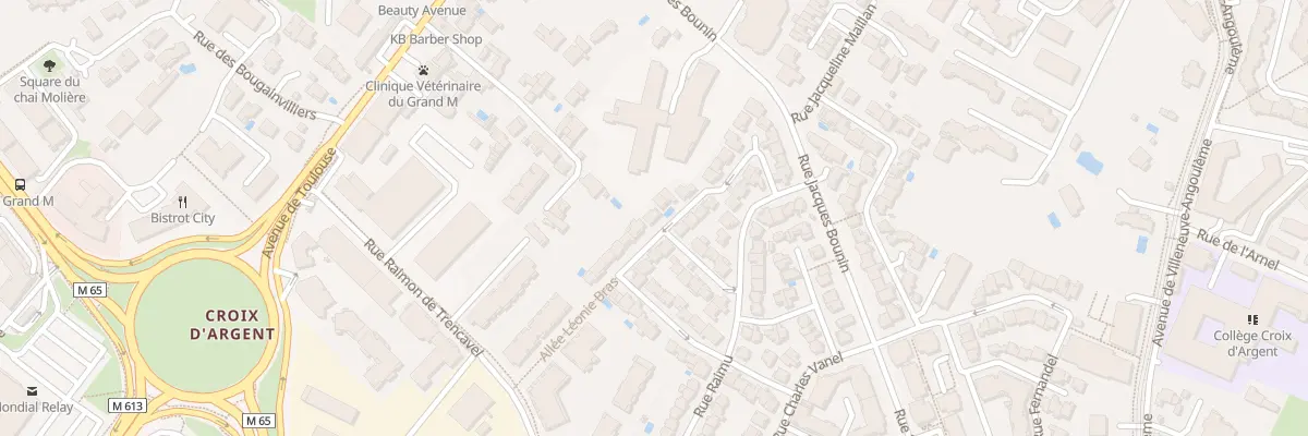 Plan du 142 Rue Lino Ventura à Montpellier