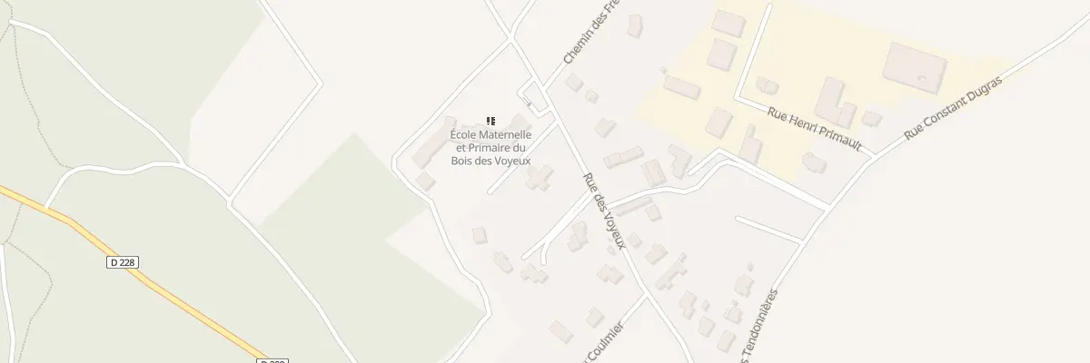 Plan du 7 Rue des Voyeux à Rosnay