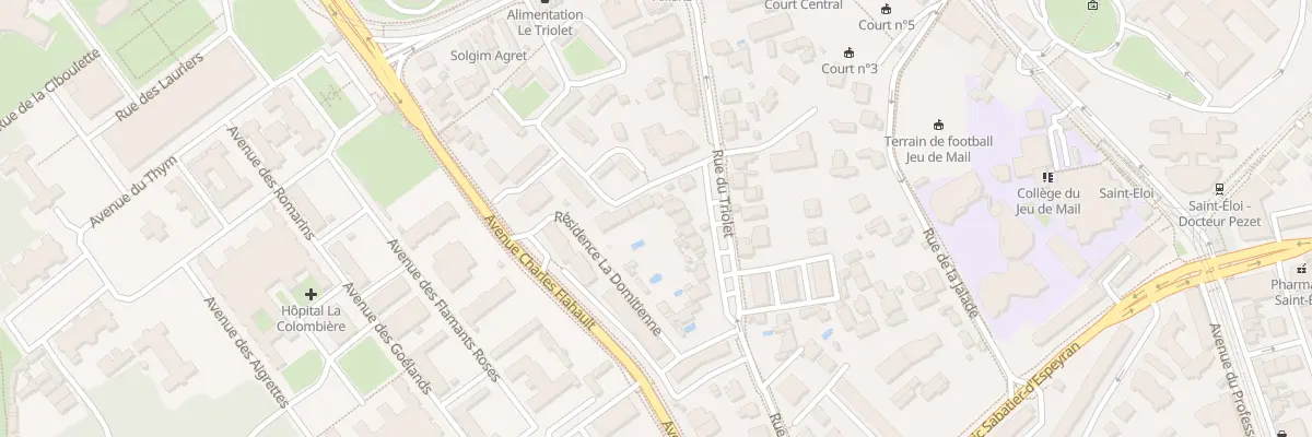 Plan du 449 Rue du Triolet à Montpellier