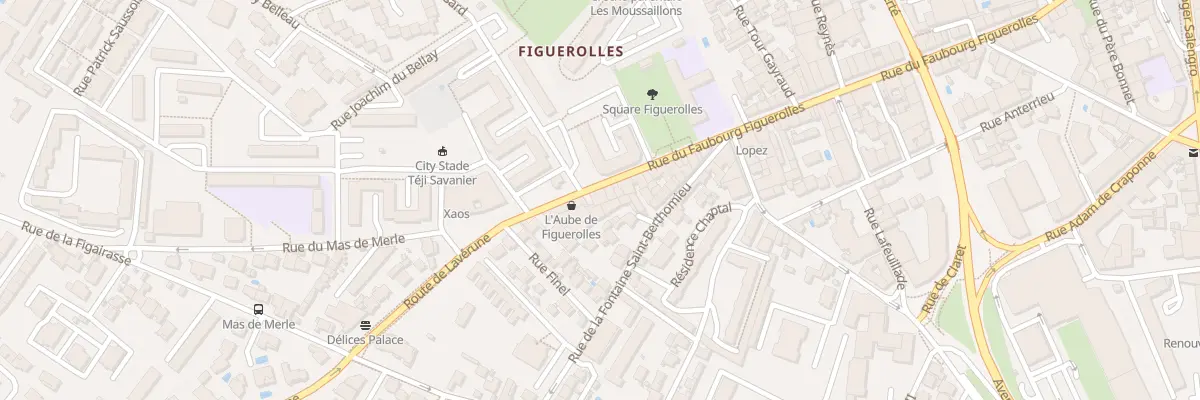 Plan du 101 Rue du Faubourg Figuerolles à Montpellier