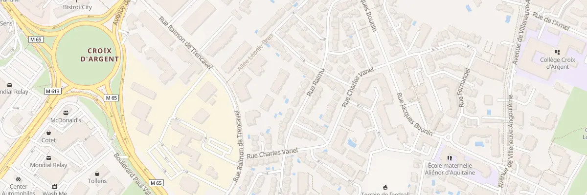 Plan du 242 Rue Raimu à Montpellier