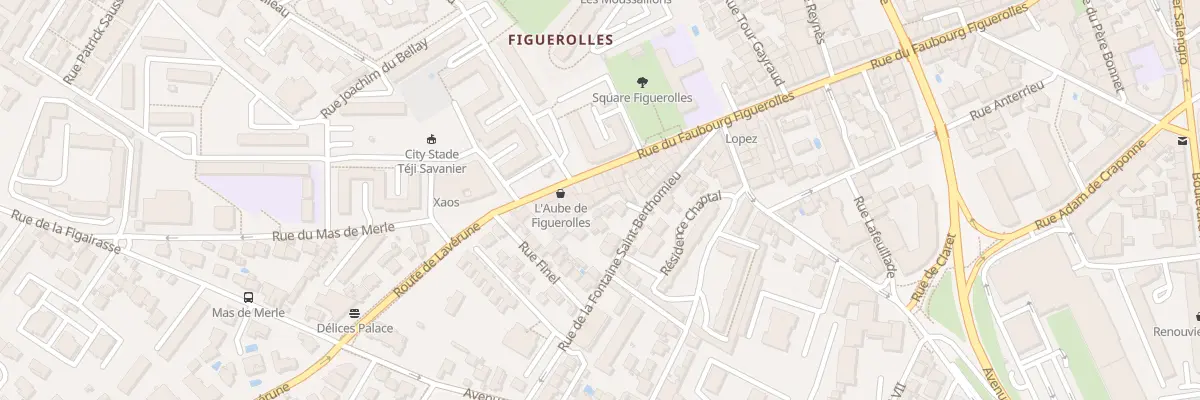 Plan du 20B Rue Fontaine Saint Berthomieu à Montpellier