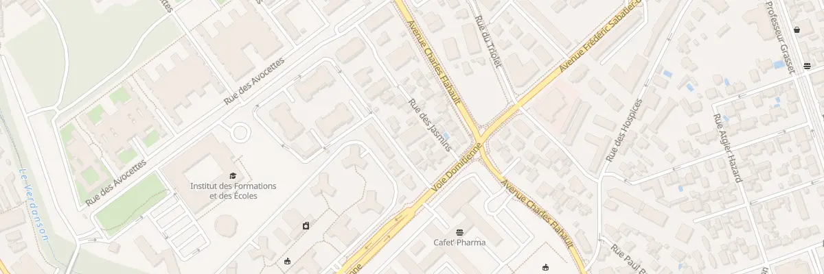 Plan du 7 Rue des Jasmins à Montpellier