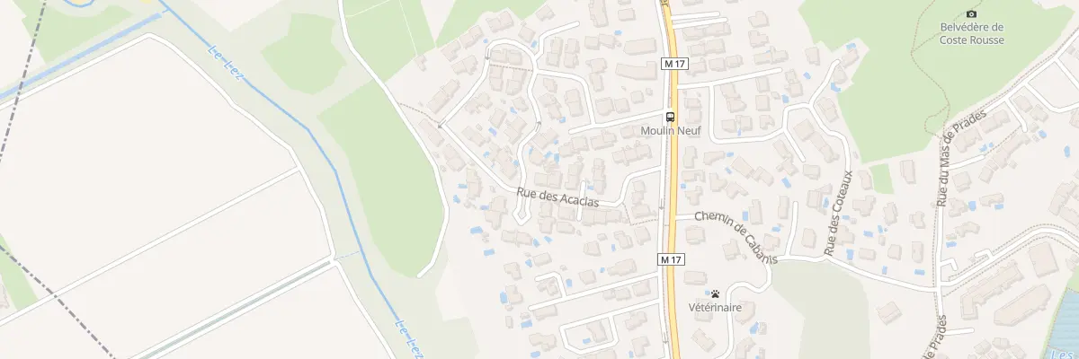 Plan du 130 Rue des Acacias à Prades-le-Lez