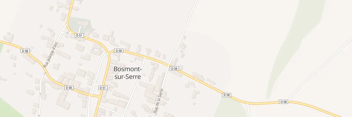 Plan du 2 Rue Emilien Olivier à Bosmont-sur-Serre