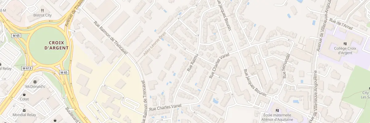 Plan du 206 Rue Raimu à Montpellier