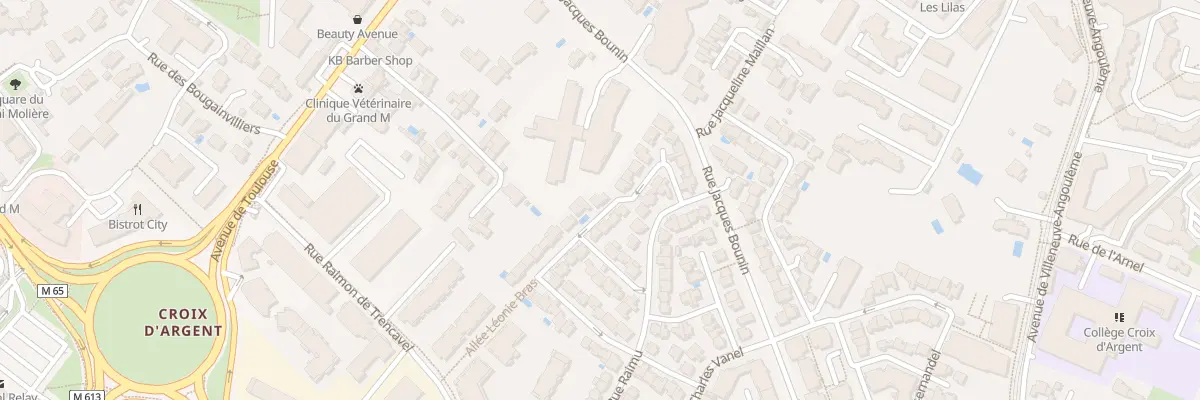 Plan du 100 Rue Lino Ventura à Montpellier