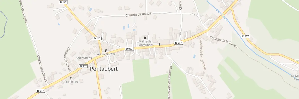 Plan du 37 Rte de Vézelay à Pontaubert