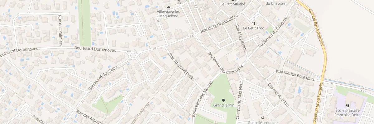 Plan du 80 Rue du Grand Jardin à Villeneuve-lès-Maguelone