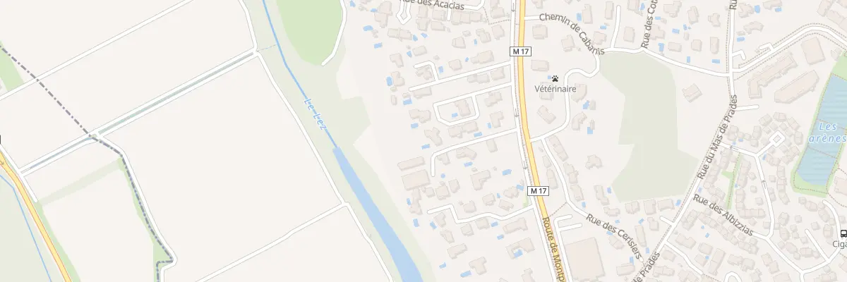 Plan du 844T Rte de Montpellier à Prades-le-Lez