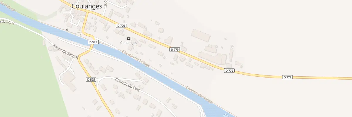 Plan du 11 Rue Nationale à Coulanges