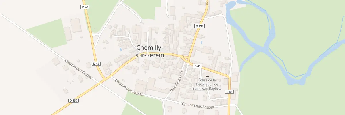 Plan du 44X Gr Grande Rue à Chemilly-sur-Serein