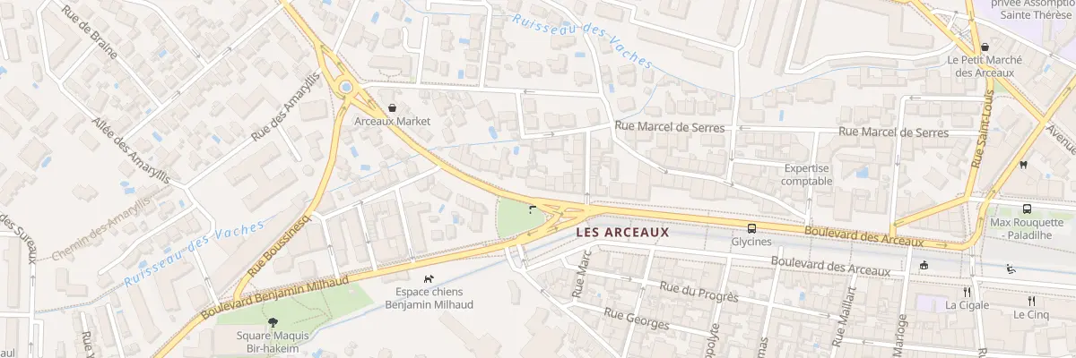 Plan du 8 Av Ecole Agriculture G Buchet à Montpellier