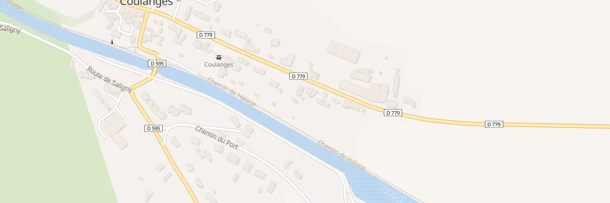 Plan du 9 Rue Nationale à Coulanges