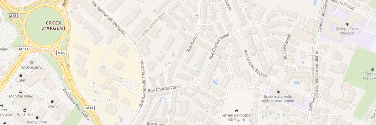 Plan du 249 Rue Raimu à Montpellier