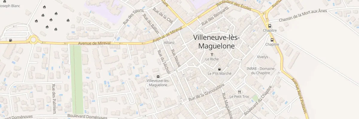 Plan du 81 Rue Neuve à Villeneuve-lès-Maguelone