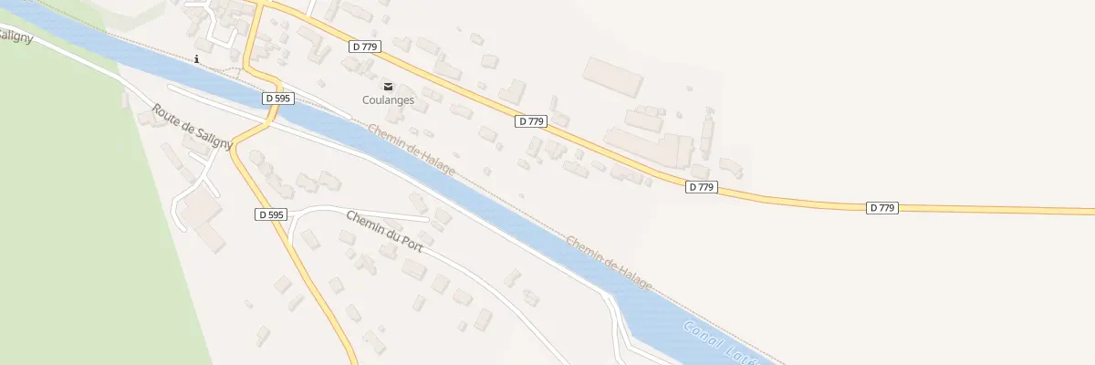 Plan du 7 Rue Nationale à Coulanges