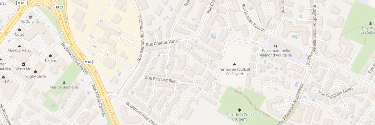 Plan du 155 Rue Bernard Blier à Montpellier