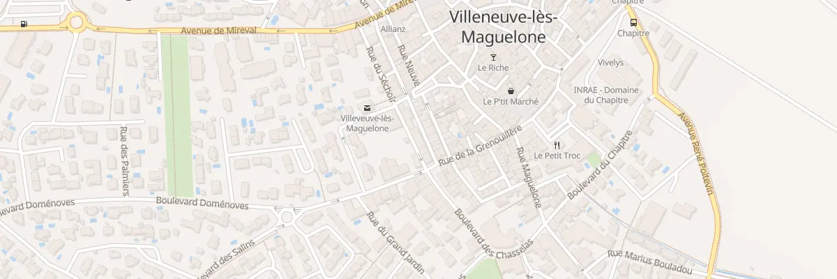 Plan du 164 Bd des Fontaines à Villeneuve-lès-Maguelone