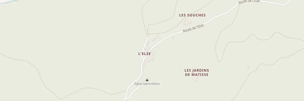 Plan du 16 Rte de l’Elze à Saint-Hilaire-de-Lavit