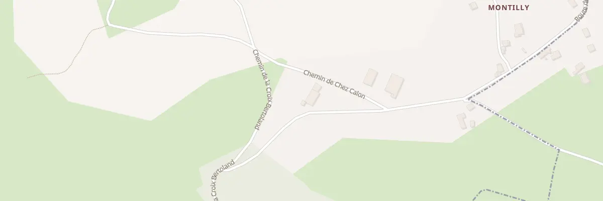 Plan du 632 Che de Chez Calon au Crozet