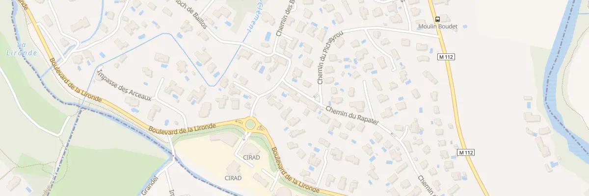 Plan du 2A Che du Rapatel à Montferrier-sur-Lez