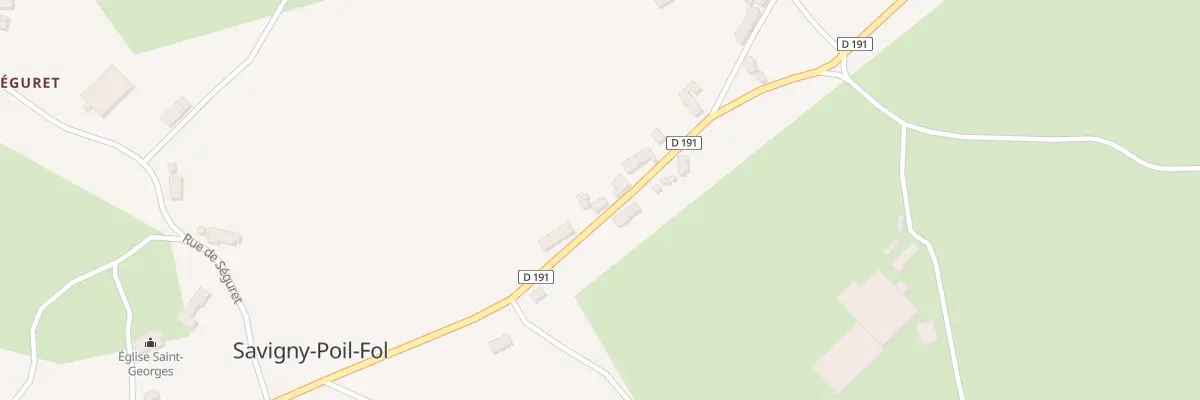 Plan du 21 Rte du Morvan à Limanton
