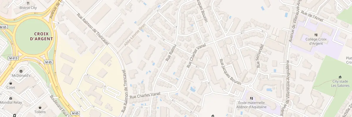 Plan du 205 Rue Raimu à Montpellier