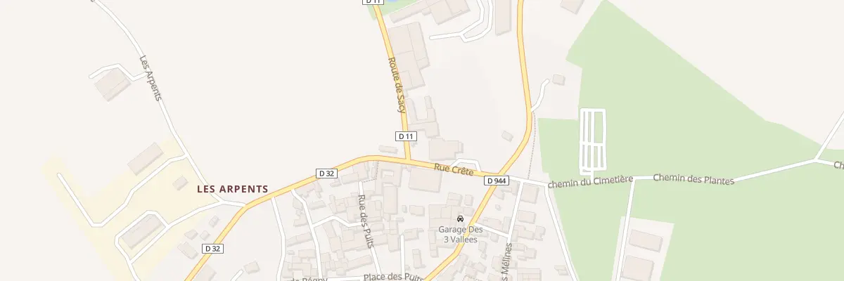 Plan du 4 Rue Cretee à Joux-la-Ville