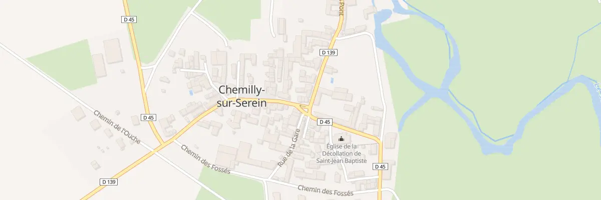 Plan du 69 Gr Grande Rue à Chemilly-sur-Serein
